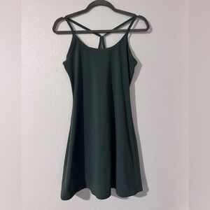 Outdoor Voices Dark Green Exercise Dress Size Small